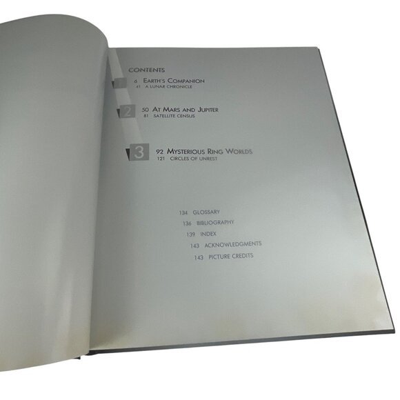 Voyage Through The Universe: Moons And Rings Hardcover Book 1990 - Picture 2 of 13